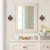Dewdrop Rustic Wall Sconce with Clear Glass Shade, Black and Wood Finish, Farmhouse Wall Light - 4 of 4