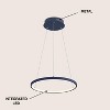 JONATHAN Y Brice Modern Contemporary Metal Round Dimmable Integrated LED Pendant - 4 of 4