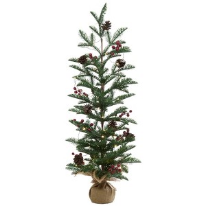 The Lakeside Collection Lighted Country Pencil Pine Tree - 24" - 1 of 4