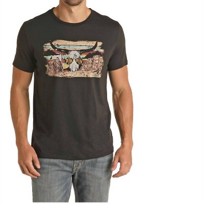 Men's 's Dale Brisby Pow Pow Short Sleeve Tee - Rock & Roll Denim