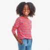 Primary Kids Heathered Long Sleeve Stripe Tee - 2 of 2