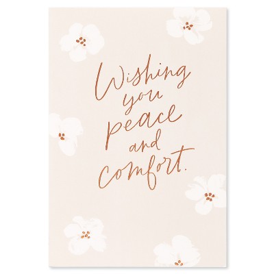 Carlton Cards 'Peace and Comfort' Sympathy Card