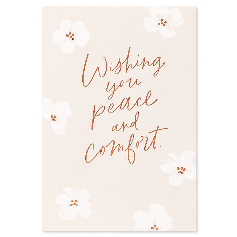 &#39;Peace and Comfort&#39; Sympathy Card, 5 of 7