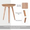 MH London Bond 18" Solid Wood End Table Triangular Top - 4 of 4