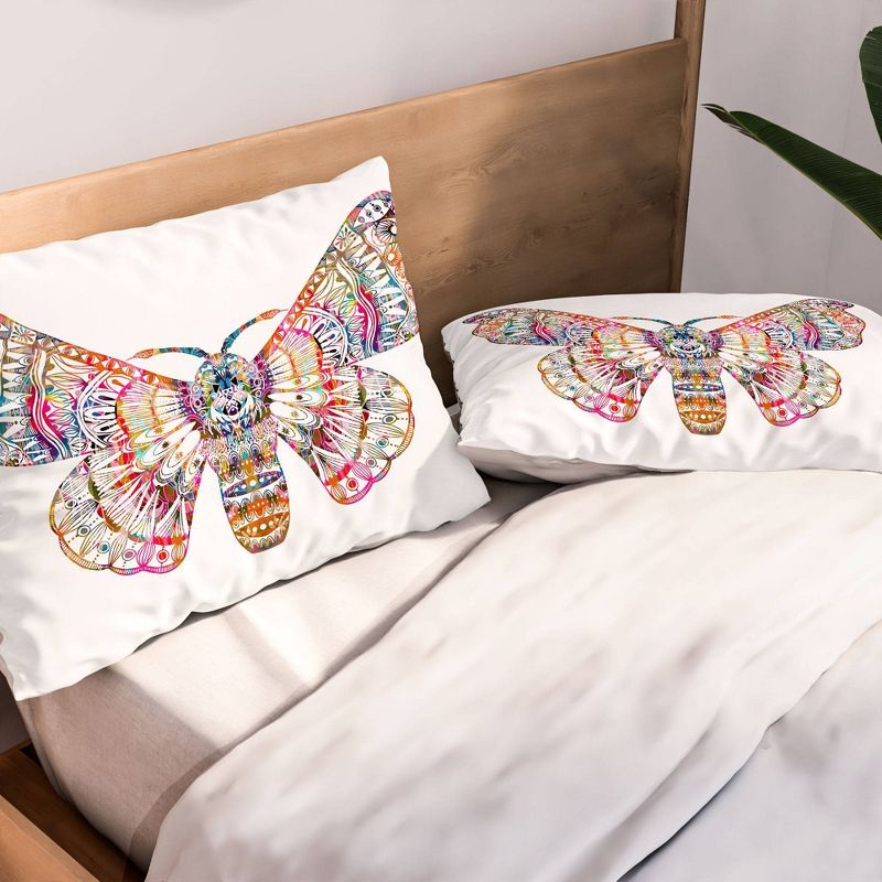 Stephanie Corfee Artsy Moth Pillow Sham Standard Pink - Deny Designs, 4 of 6