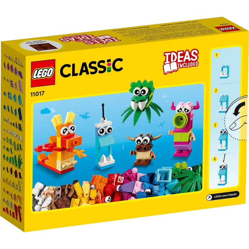 LEGO Classic Creative Monsters 11017 Building Kit with 5 Toys, 5 of 10