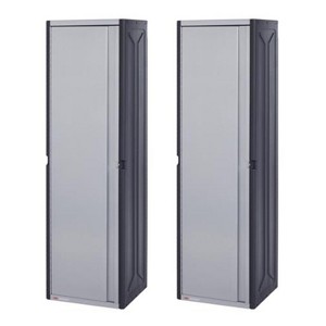 Rubbermaid 14 x 16 x 56 In Garage Tool Locker Kit Rail Storage System (2 Pack) - 1 of 4
