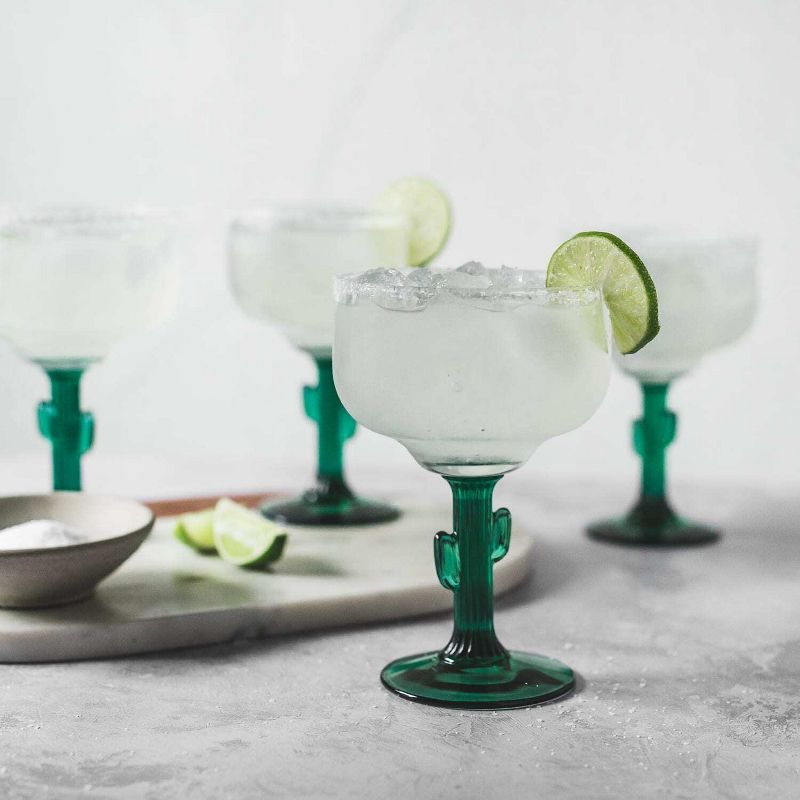 Libbey Cactus Margarita Glasses, 16-ounce, Set of 4, 4 of 9
