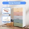 YIYIBYUS 5-Color Plastic Bedroom Storage Cabinet with 5 Drawers and Lock - 2 of 4
