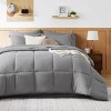 5-7 Pcs Comforter Set - Solid Bed in a Bag with Comforter, Sheets, Pillowcases & Shams - 2 of 4