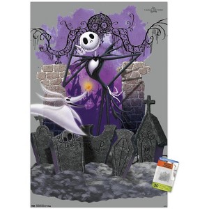 Trends International Disney The NIghtmare Before Christmas - Jack and Zero Unframed Wall Poster Prints - 1 of 4
