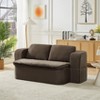 Dolonm 2-in-1 Convertible Compression Sofa, Foldable Floor Sofa Bed with Cover, No Assembly ,for Living Room Bedroom,Brown - 4 of 4