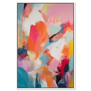 Art Remedy Sorbet Abstract II Retro Abstract Wall Art Framed - 1 of 4