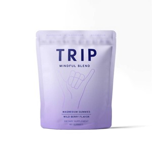 TRIP Magnesium Multivitamin Gummies - Wild Berry - 60ct - 1 of 4