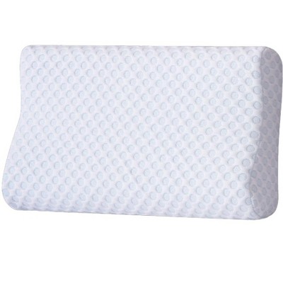 Dyonery 24" x 13.8" Neck Pillow Memory Foam Contour Pillow for Pain Relief Cervical Pillow for Sleeping, Orthopedic Pillow for Neck and Shoulder Pain