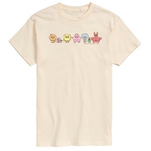 Men's - Spongebob Squarepants - Adorabob Lineup Short Sleeve Graphic T-Shirt - 1 of 4