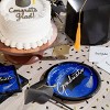 Creative Converting Graduate School Spirit Cobalt Blue Paper Plate and Napkin Kit 36ct - 2 of 4