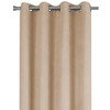 MAYEERTY Curtain Panel Beige Micro Suede Room Darking for Living Room Bedroom Modern Multticolored 54"x84" 2pcs - 3 of 4