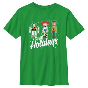 Boys Toy Story Happy Holidays Nutcracker Friends T Shirt - 1 of 4