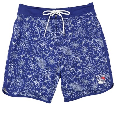 G-III Sports Mens NY Rangers Swim Bottom Trunks