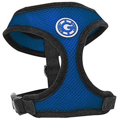 Gooby Soft Breathable Mesh Dog Harness for Small Pets, Large, Blue