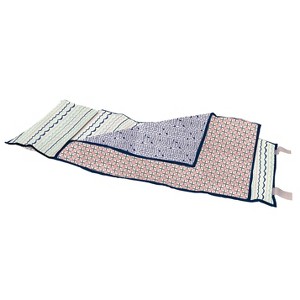 Bacati - Olivia Coral Navy Toddler Nap Mat - 1 of 4