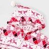 Girls' Christmas 'Fairisle' Union Suit - Cat & Jack™ Pink - image 3 of 4