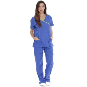 Just Love Women's Nurse Scrub Sets - Mock Wrap Style for Comfort and Style - 1 of 3