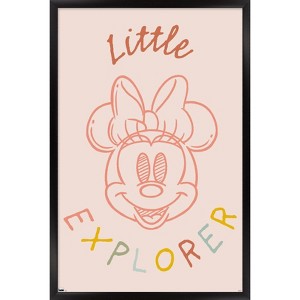 Trends International Disney Minnie Mouse - Little Explorer Framed Wall Poster Prints - 1 of 4