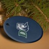 Drew University Primary Logo Porcelain Holiday Christmas Tree Ornament - 4 of 4