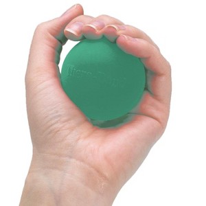 THERABAND Hand Exerciser, Medium, Green, 2 IN, Stress Ball, Grip Exercises, Pain Relief - 1 of 3