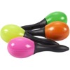 Blue Panda 24-Pack Small Neon Maracas Toy for Kids, Party Noise Makers Mexican Fiesta, 4 Colors - image 3 of 3