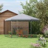 PawHut Chicken Run, Large Chicken Coop for Chickens, Ducks, Rabbits with Cover for Outdoor, Backyard, Silver - 3 of 4