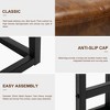 24" Leather Upholstered Counter Stools - 4 of 4