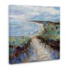 Stupell Industries Cloudy Ocean Coast Painting, 24" x 24" - 3 of 4