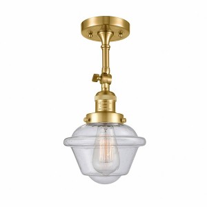 Oxford - 1 Light Semi-Flush Mount In Traditional Style-12.5 Inches Tall and 7.5 Inches Wide - 1 of 1