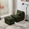 ORRD Compressed Lounge Chair with Ottoman, Modern Sofa for Small Spaces, Easy Assembly Upholstered Chair for Living Room, Bedroom, Studio - 2 of 4