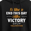 Women's - Yellowstone - I'd Like To End This Day With A Victory Cropped Graphic Hoodie - 2 of 4