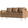 3-Seater Sofa with Lift-Up Storage Chaise, 5 Pillows, Modern Couch for Living Room or Bedroom, Hand-Stitched - 2 of 4