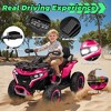 JOYRACER 24V 7Ah Kids Ride-On ATV Quad with Bluetooth, Music, USB & MP3 Port, Electric 4-Wheeler Toys Cars for Outdoor Adventure - 3 of 4