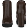 Perphy Women's Round Toe Lightly Padded Platform Block High Heels Chelsea Boots - 2 of 4