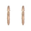 RACHEL Rachel Roy Gold Tone Textured Post Heart Earrings - 2 of 4