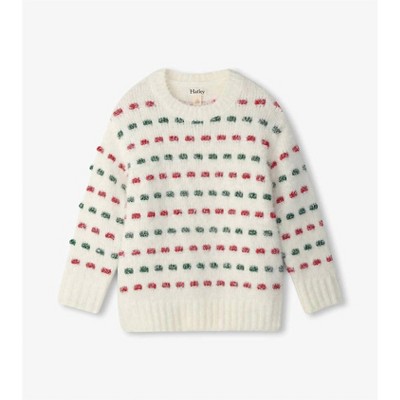 Girl Holiday Basket Weave Tunic Sweater - Hatley