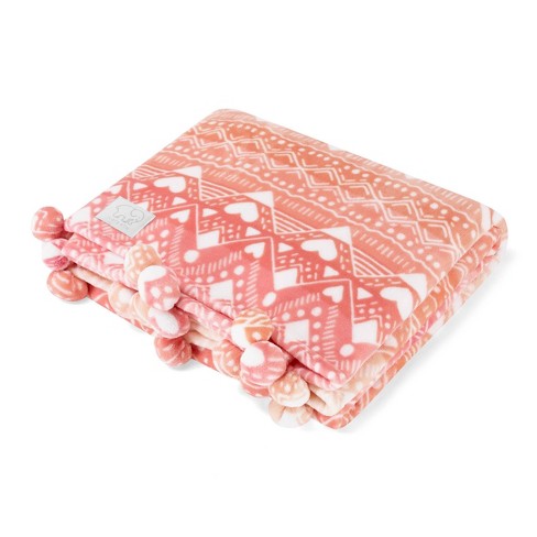 coral throw blankets and pillows