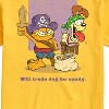 Men's - Garfield - Halloween Will Trade Dog For Candy Short Sleeve Graphic T-Shirt - 2 of 4