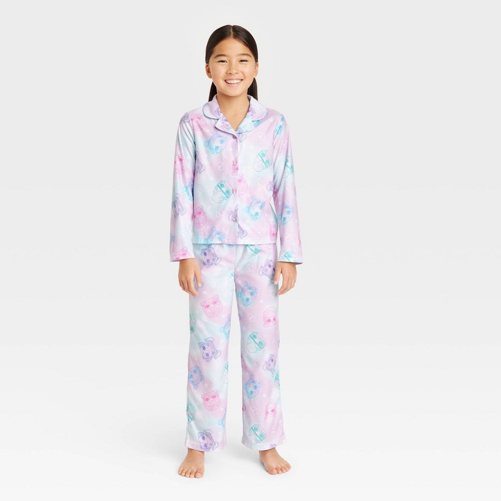 Girls' L.O.L. Surprise! Coat Pajama Set - Purple Size 8