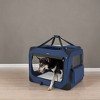 36-Inch Soft Dog Crate, Collapsible Portable for Indoor Outdoor Use - Secure Kennel with Zippers for Home, Car, Travel Camping - 4 of 4