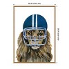 Amanti Art Football Lion by Yvette St. Amant Framed Canvas Wall Art - 4 of 4