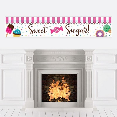 Big Dot of Happiness Sweet Shoppe - Candy and Bakery Party Decorations Party Banner