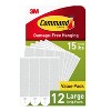 Command Picture Hanging Strips (12 Sets of Strips) White - 2 of 4